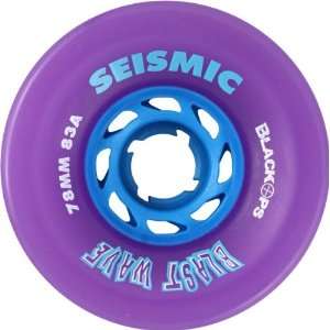 Seismic Blast Wave 78mm 83a Tran.pur Blue Skate Wheels  