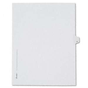  Avery® White Legal Index Dividers INDEX,LTR,1/26,O,25PK 