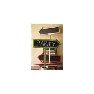  Arrow Chalkboard w/ Stake  Lime Green