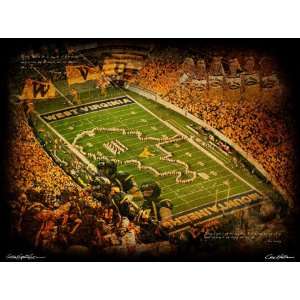 Mountaineer Field   West Virginia Wall Art   Gallery Wrapped Canvas 