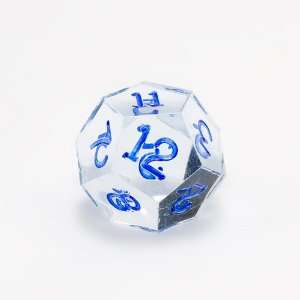 GameScience Blue Moonstone d12  Toys & Games  