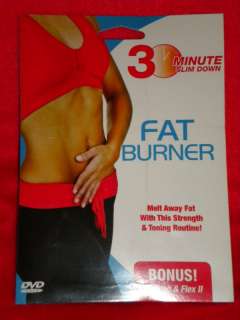 30 Minute Slim Down Workout Excercise Fat Burner Calorie DVD Stretch 