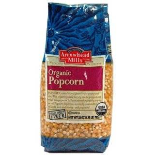 Arrowhead Mills Organic Yellow Popcorn, 28 Ounce Packages (Pack of 6)