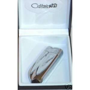 Colibri Cigar Lighter dual burner polished silver new  
