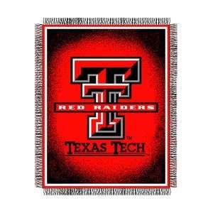  Texas Tech Red Raiders Triple Woven Jacquard NCAA Throw 