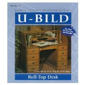  Roll Top Desk, Plan No. 571 (Woodworking Plan)