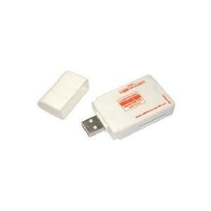 Compact USB Card Reader/Writer For SD, Mini SD, MMC, RS MMC, T Flash 