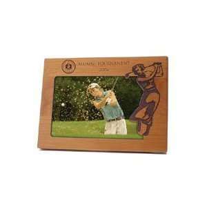  Lady Golfer Wood Picture Frame