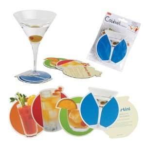  Dci Cocktail Coasters With Recipes, Set Of 8 Kitchen 