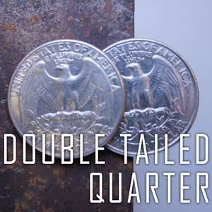  Double Sided Coin   Quarter   Tail 