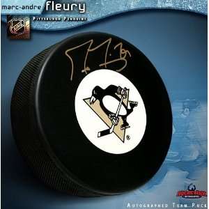  Marc Andre Fleury Pittsburgh Penguins Autographed/Hand 