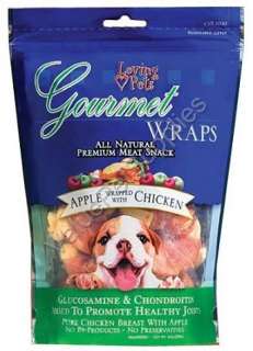 Loving Pets Gourmet Apple & ChickenTreat NATURAL 8 oz  