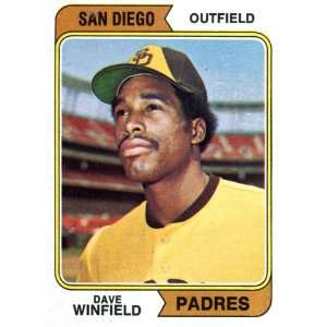 Dave Winfield Unsigned 1974 Topps Card