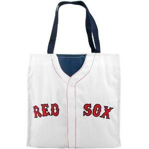  Boston Red Sox #34 White Baseball Jersey Tote Bag Sports 