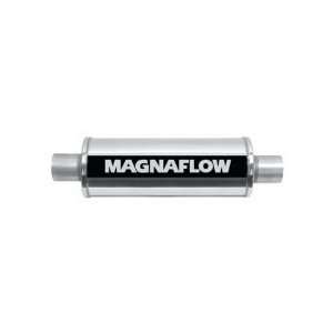 Magnaflow 14716 Polished Stainless Steel 2.5 Center Round Muffler 