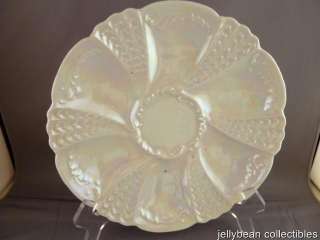 Weimar Lusterware Oyster Plate Germany  