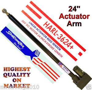 24 Inch Satellite Dish Actuator Arm C Band BUD Motor  