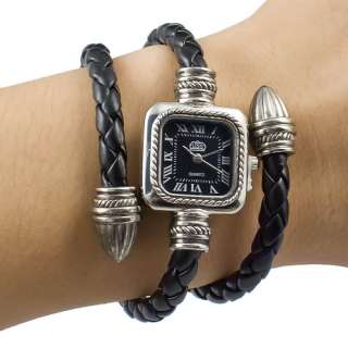 2011 Promotional Women Lady Quartz Bracelet Style Knit Band Wrist 