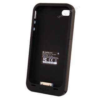 Mophie 1160JPPIP4BK Juice Pack Plus iPhone 4/4S Case and Rechargeable 