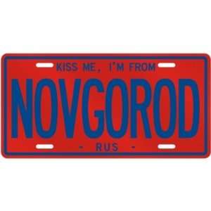   AM FROM NOVGOROD  RUSSIA LICENSE PLATE SIGN CITY