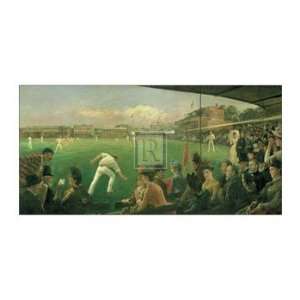 Imaginary Cricket Match   Poster by Sir Robert Pons Staples (39 x 23 