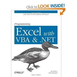  Programming Excel with VBA and .NET [Paperback] Jeff Webb 