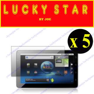 5pcs X Clear Screen Protector Guard For Viewsonic ViewPad 7 Tablet 