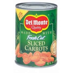 Del Monte Slice Carrots 14.5 oz (Pack of Grocery & Gourmet Food