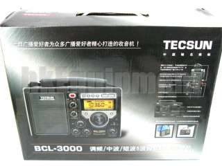 Tecsun BCL 3000 BCL3000 FM MW SW World Band Radio Red  