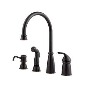 Price Pfister GT26 4CBY Avalon 4 Hole Wideset Kitchen Faucet Tuscan 