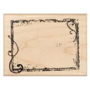  Hampton Art Wood Mounted Rubber Stamp Decorative Frame By 