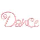 Twelve Timbers Dance Glitter Wall Word   Color Baby Pink
