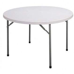   CP60 33 60 in. Economy Plastic Round Folding Tables 