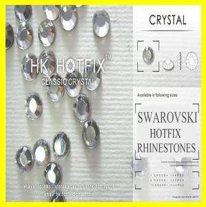 720 SWAROVSKI Crystal Clear Hot fix Rhinestones 6ss 2mm  