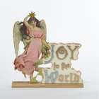   12 Joy To The World Victorian Angel Christmas Table Top Decoration