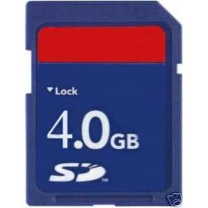  4 GB SD Card Secure Digital 50X High Speed and Capacity 