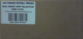 2009 Donruss Threads Football Blaster 20 Box Case  