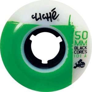  CLICHE BLACK CORES 50mm WHT & GRN/BLK sale (Set Of 4 