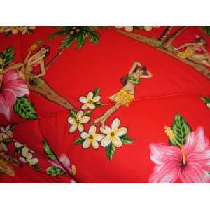  Hawaiian Print Comforter