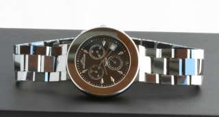   Tungsten Wrist Watch GR4001M Chronograph Mens Black Dial Silver  