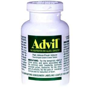 Advil Ibuprofen, 200 mg, Coated Gel Caplets 165 coated gel caplets