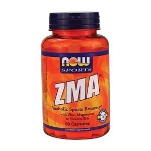 NOW Foods ZMA Anabolic Sports Recovery   90 Capsules WW Shipping 
