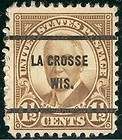51 ¢ Sale US, 1930, Sc# 684 A203, Pre Cancel, LA CROSSE, WIS. ID 
