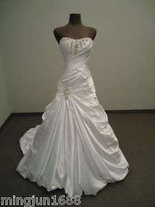   White/Ivory Wedding Dress Size6 8 10 12 14 16 18 20 22 26 28++  