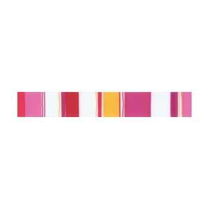  Ribbon 7/8X25 Yards   Orange/Pink/Hot Pink by May Arts Arts, Crafts