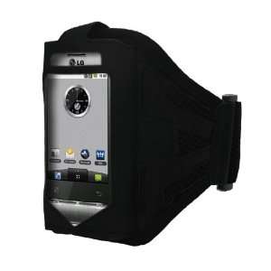  Black lg optimus sports armband case cover for gt540 with 