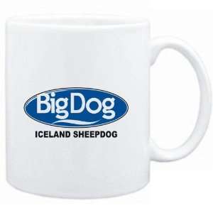  Mug White  BIG DOG  Iceland Sheepdog  Dogs