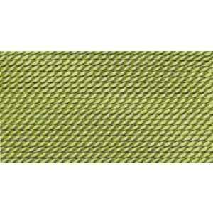  100% Silk Beading Thread, Jade Green, Size 6, 10 Pack 
