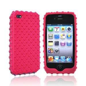  HOT PINK For Gumdrop iPhone 4 Silicone Skin Case Cover 