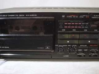Kenwood KX W6010 Stereo Double Cassette Deck Auto Rev  